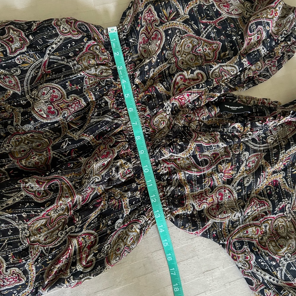 The Kooples Tanger Bandana Silk Tiered Mini Dress - Picture 11 of 16